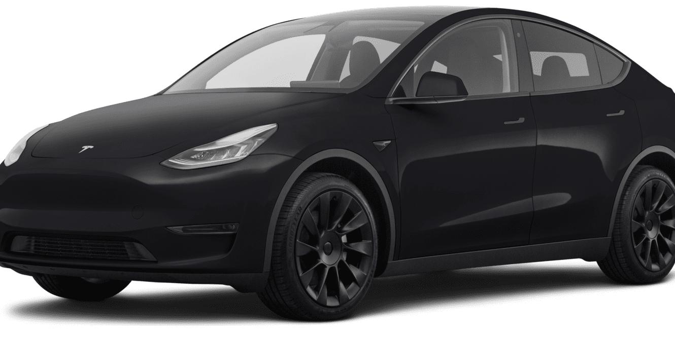 TESLA MODEL Y 2021 5YJYGDEE0MF076514 image